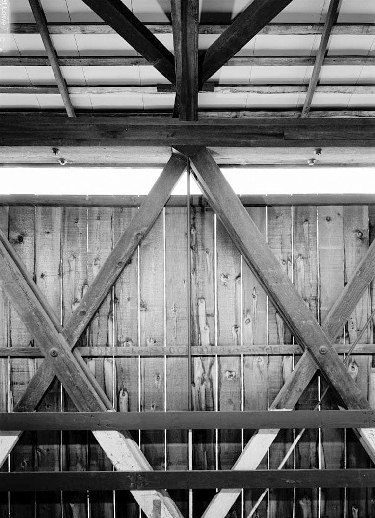 Historic Photo : Knight's Ferry Bridge, Spanning Stanislaus River, bypassed section of Stockton-Sonora Road, Knights Ferry, Stanislaus County, CA 4 Photograph