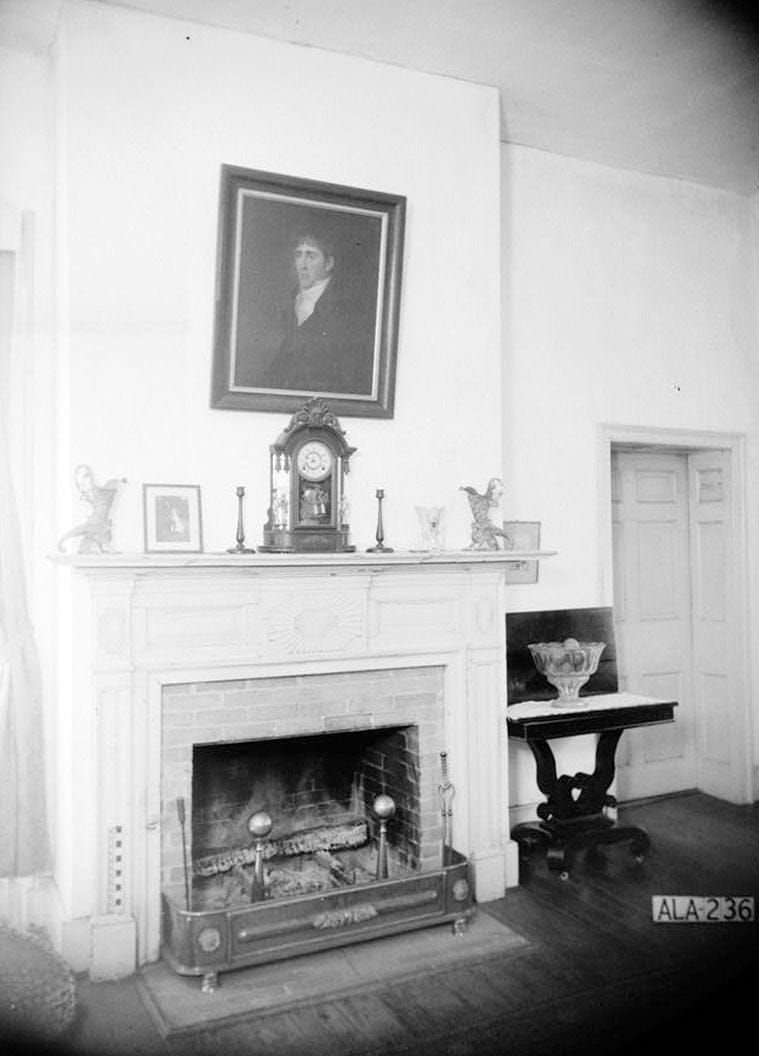 Historic Photo : Governor Samuel Pickens House, State Route 14, Sawyerville, Hale County, AL 10 Photograph