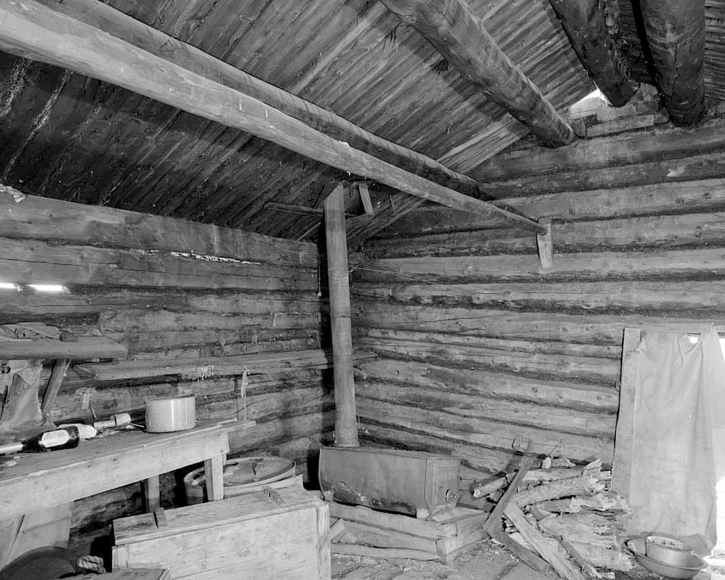 Historic Photo : Charlie Yale Main Cabin, Glacier River near Nolan, Bettles, Yukon-Koyukuk Census Area, AK 6 Photograph