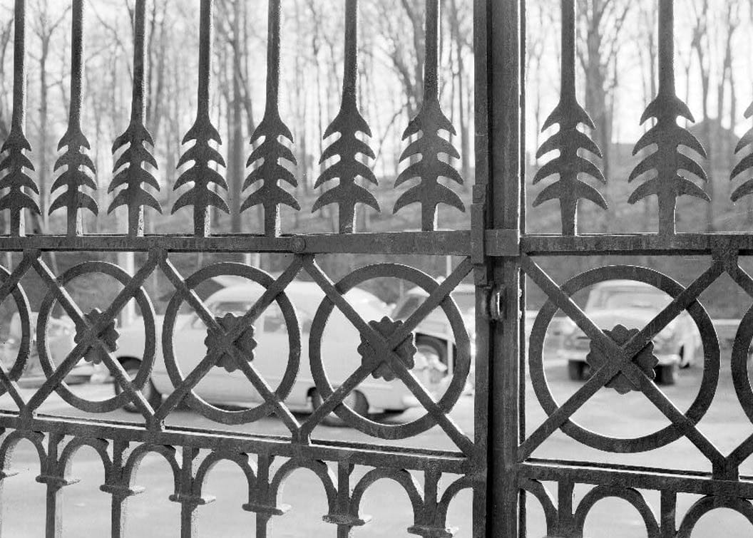 Historic Photo : Winterthur Museum Iron Gates, Route 52, Wilmington, New Castle County, DE 2 Photograph