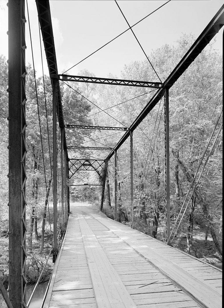 Historic Photo : Fryer's Ford Bridge, Spanning East Fork of Point Remove Creek at Fryer Bridge Road (CR 67), Solgohachia, Conway County, AR 10 Photograph
