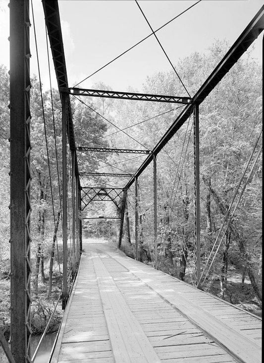 Historic Photo : Fryer's Ford Bridge, Spanning East Fork of Point Remove Creek at Fryer Bridge Road (CR 67), Solgohachia, Conway County, AR 10 Photograph