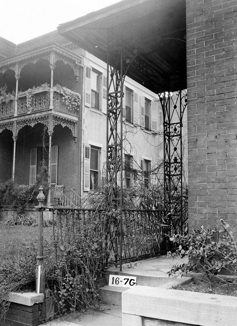 Historic Photo : Madame LeVert House & Office, 151 & 153 Government Street, Mobile, Mobile County, AL 2 Photograph