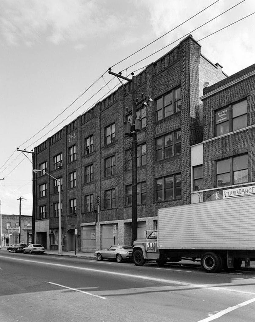 Historic Photo : Herndon & Atlantic Life Building, 229-243 Auburn Avenue, Atlanta, Fulton County, GA 1 Photograph