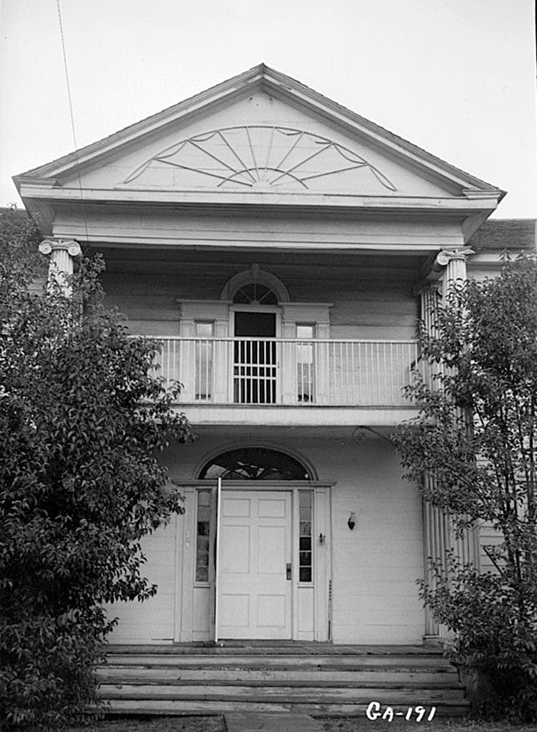Historic Photo : The Cedars, Columbia Street, Milledgeville, Baldwin County, GA 3 Photograph