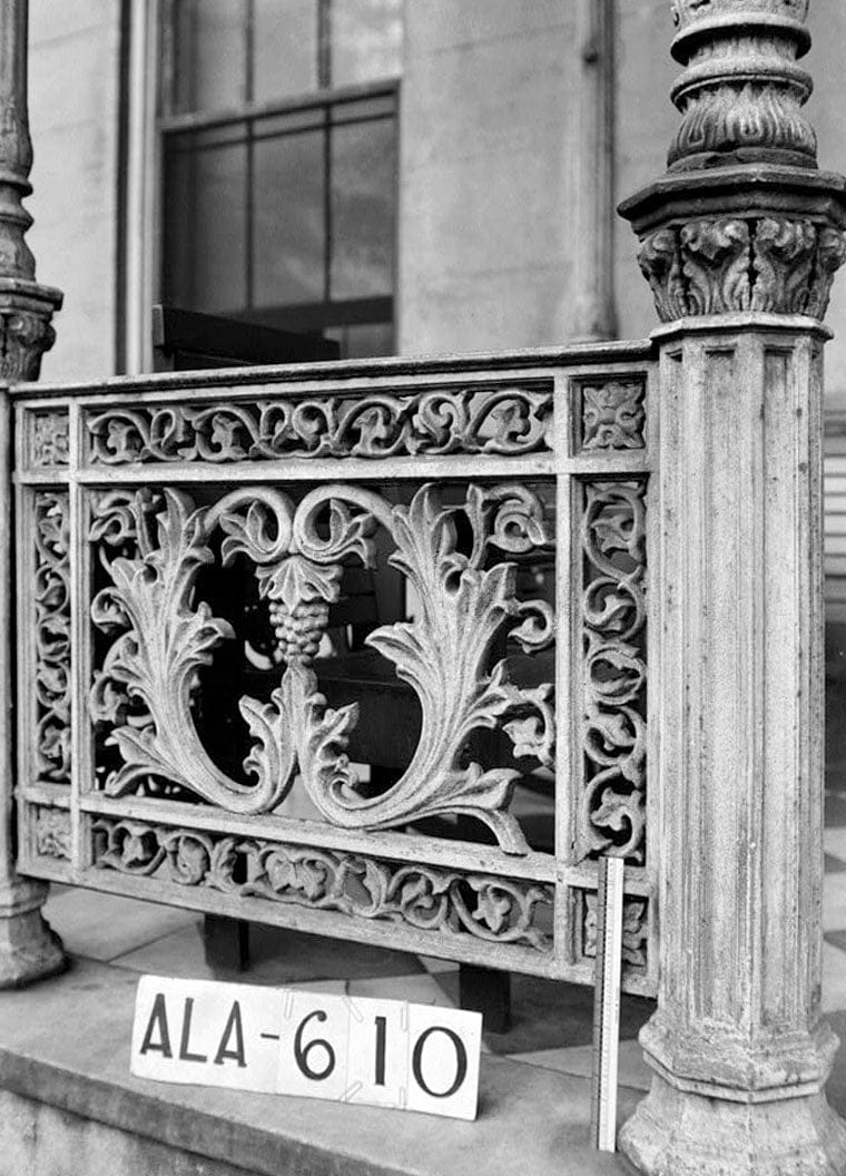 Historic Photo : Harris-Smith House, Church & Catoma Streets, Montgomery, Montgomery County, AL 14 Photograph