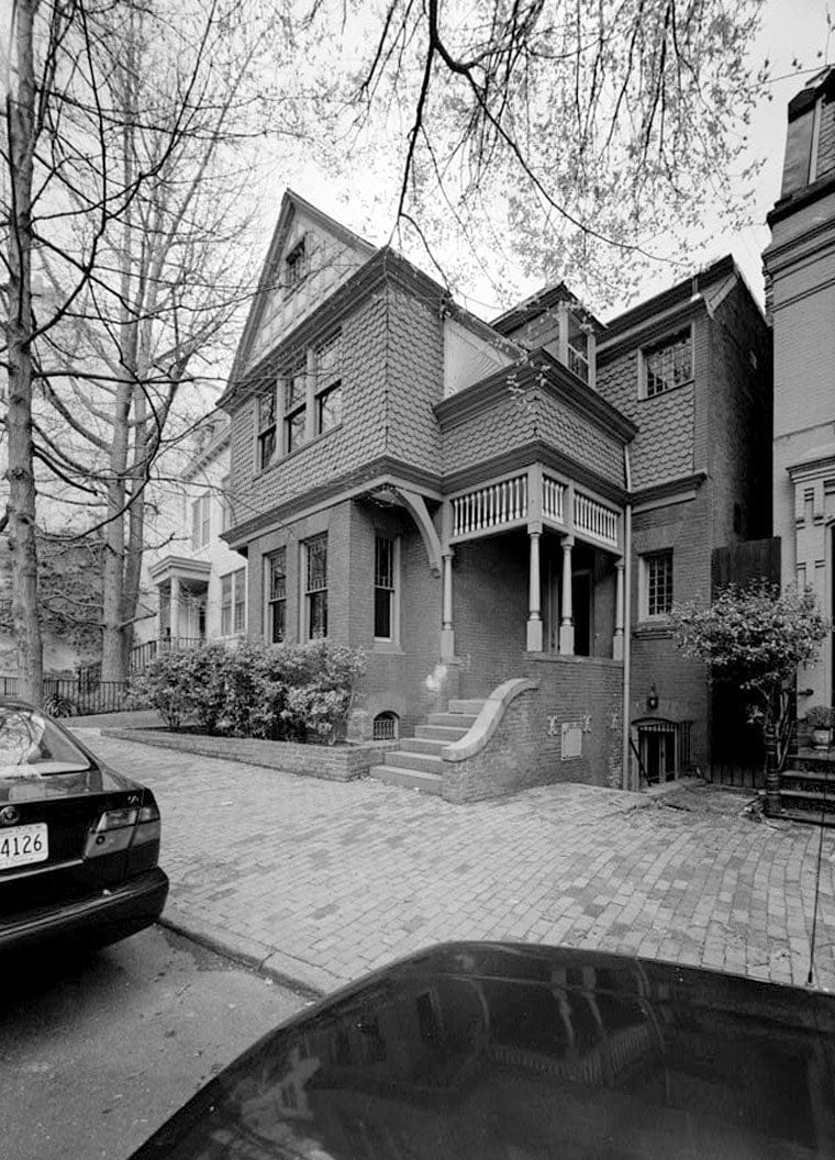 Historic Photo : Breiding House, 1523 Thirty-first Street, Northwest, Washington, District of Columbia, DC 8 Photograph