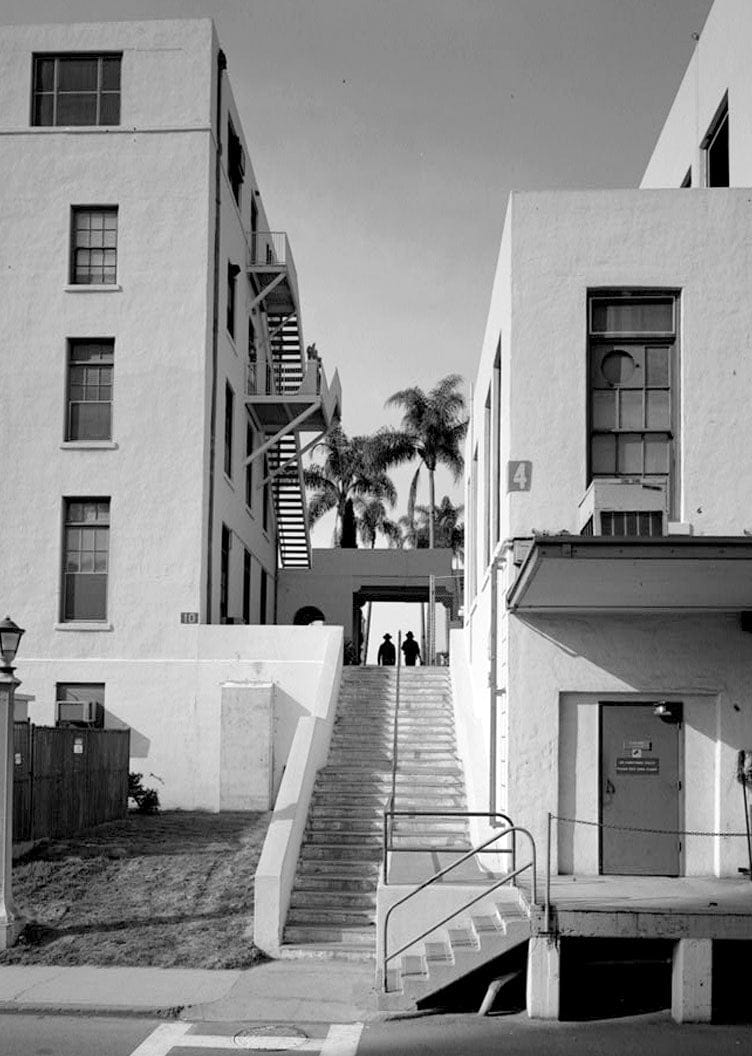 Historic Photo : U.S. Naval Hospital, Ward D, Park Boulevard, Balboa Park, San Diego, San Diego County, CA 4 Photograph