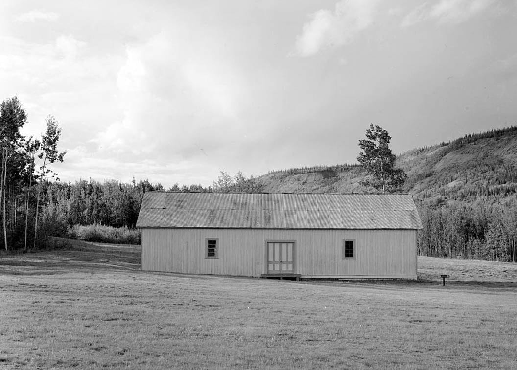 Historic Photo : Fort Egbert, Granary, Yukon River at Mission Creek, Eagle, Southeast Fairbanks Census Area, AK 1 Photograph