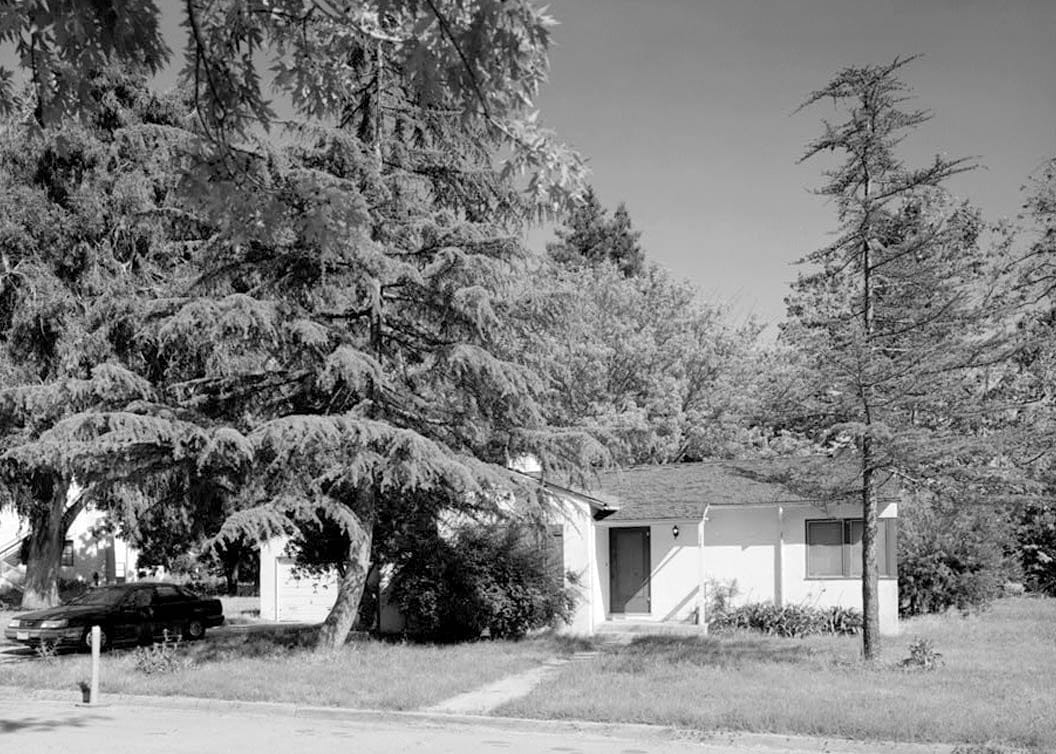 Historic Photo : Agnews State Hospital, Physician's Residence & Garage, Mesa Lane, Santa Clara, Santa Clara County, CA 1 Photograph