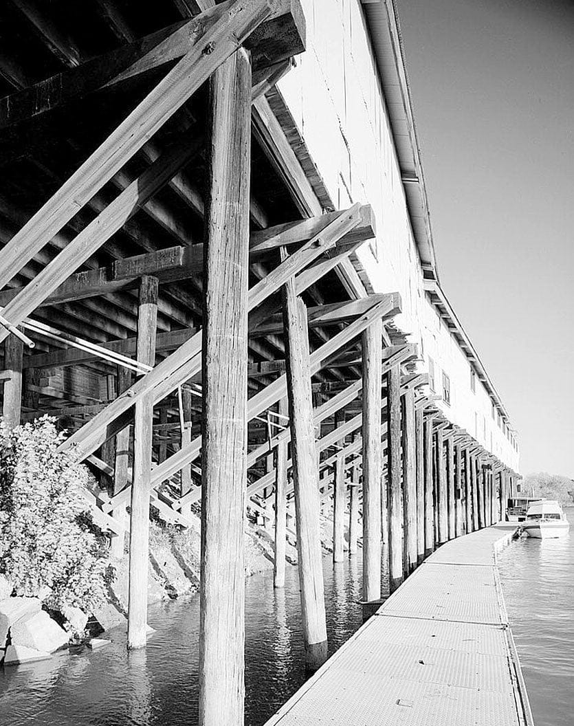 Historic Photo : Town of Locke, Boat House, River Road, Locke, Sacramento County, CA 2 Photograph