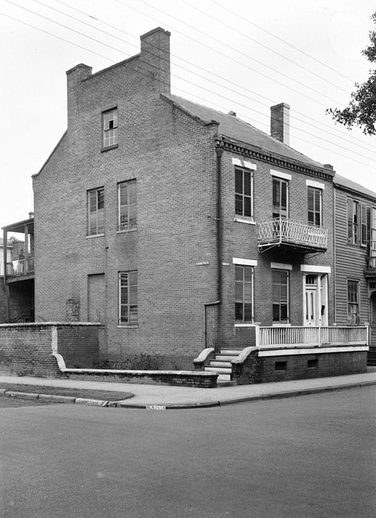 Historic Photo : Meyer Goldsmith House, 408 Conti Street, Mobile, Mobile County, AL 3 Photograph