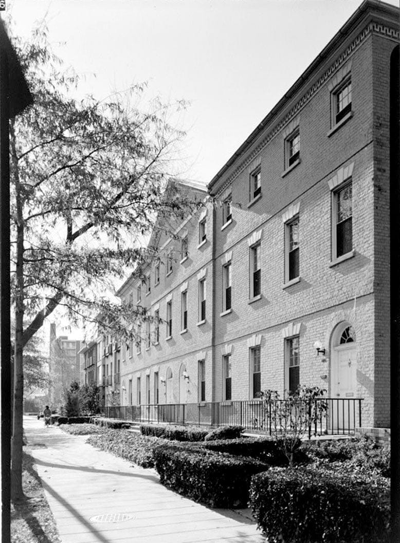 Historic Photo : Wheat Row, 1315-1321 Fourth Street Southwest, Washington, District of Columbia, DC 2 Photograph