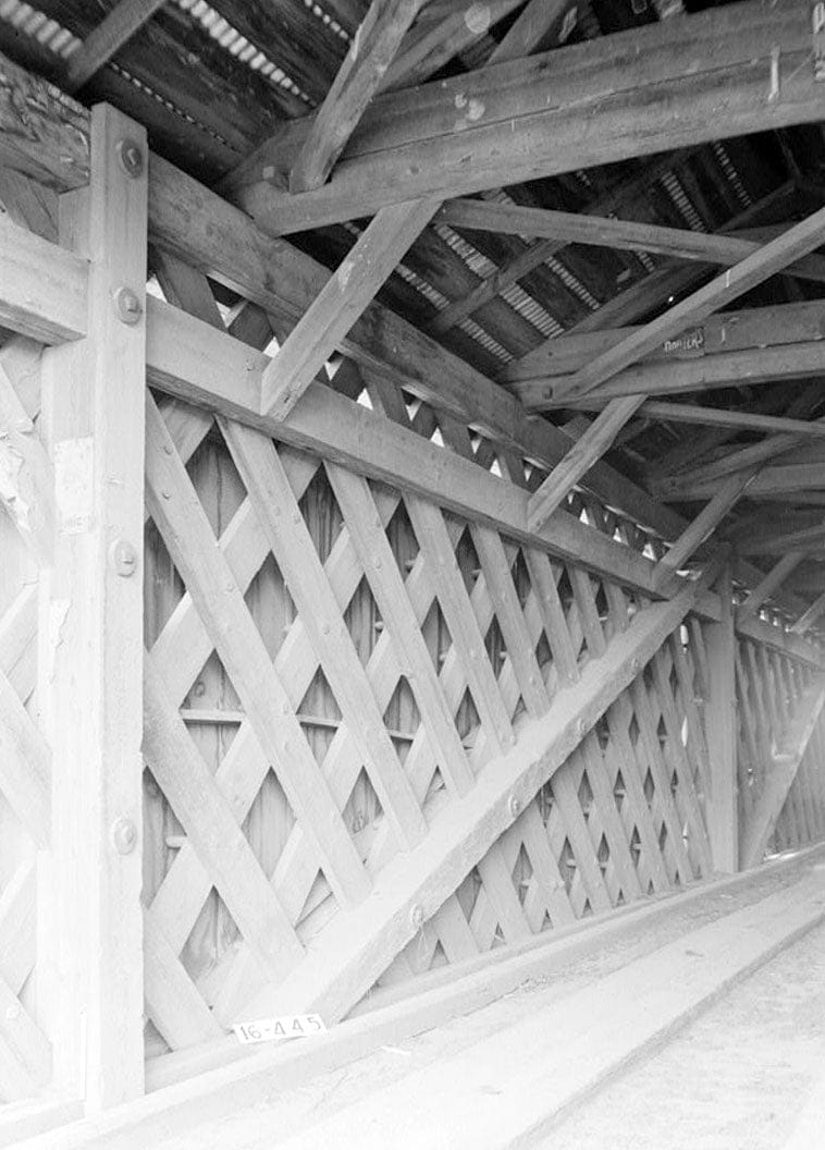 Historic Photo : Covered Bridge, Spanning Choccolocco Creek , Old Eastaboga, Talladega County, AL 6 Photograph