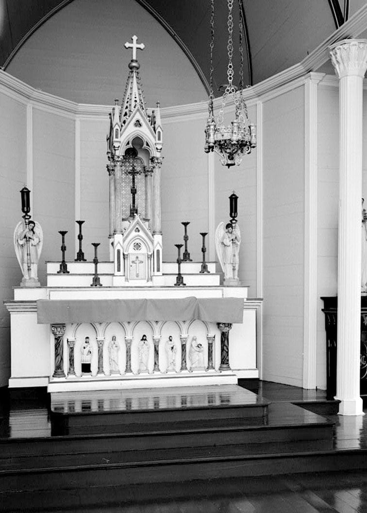Historic Photo : St. Philomena Roman Catholic Church, Moloka'i Island, Kalaupapa, Kalawao County, HI 16 Photograph
