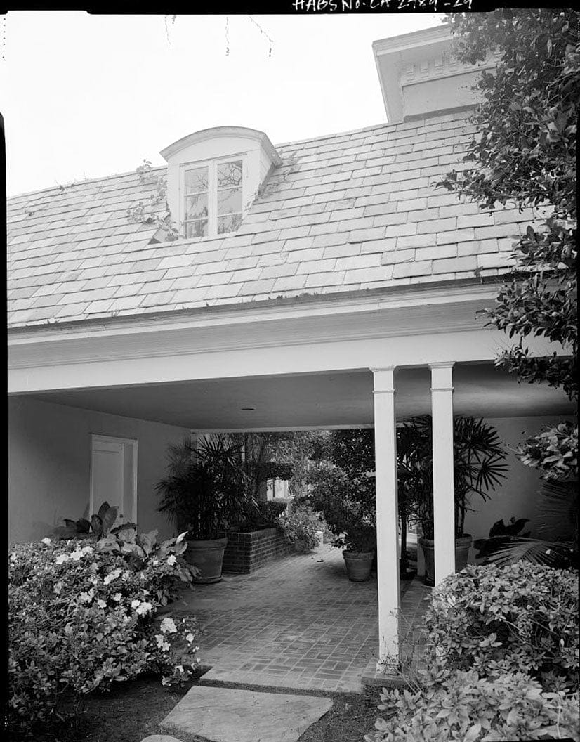 Historic Photo : Morris Landau House, 638 North Faring Road, Los Angeles, Los Angeles County, CA 23 Photograph