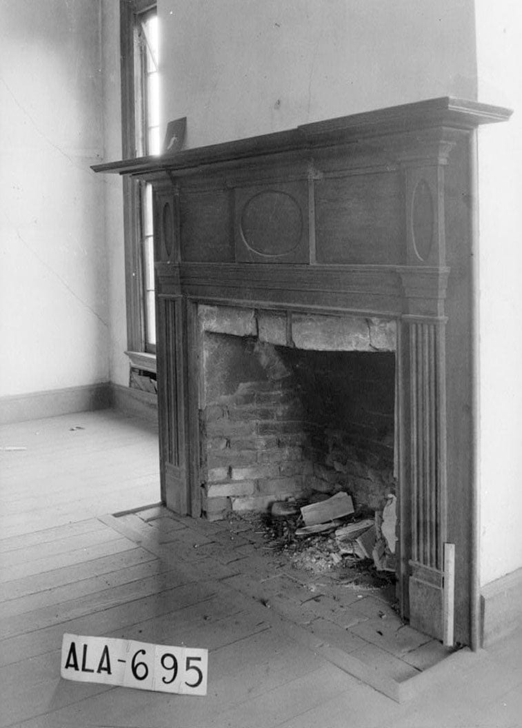 Historic Photo : Montgomery-Jones-Whitaker House, County Road 4 (Reynolds Mill Road), Prattville, Autauga County, AL 15 Photograph