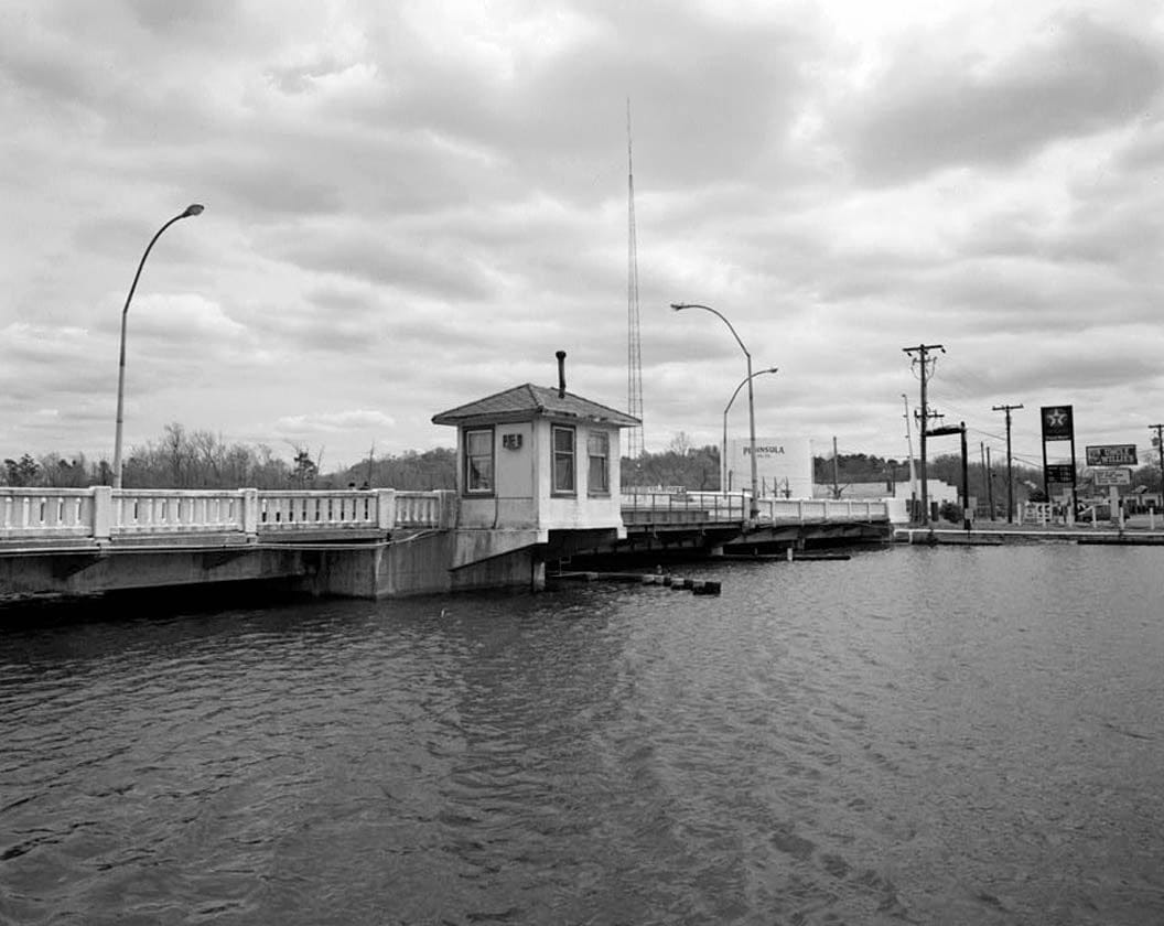 Historic Photo : Seaford Bridge, Spanning Nanticoke River at Front Street, Seaford, Sussex County, DE 1 Photograph