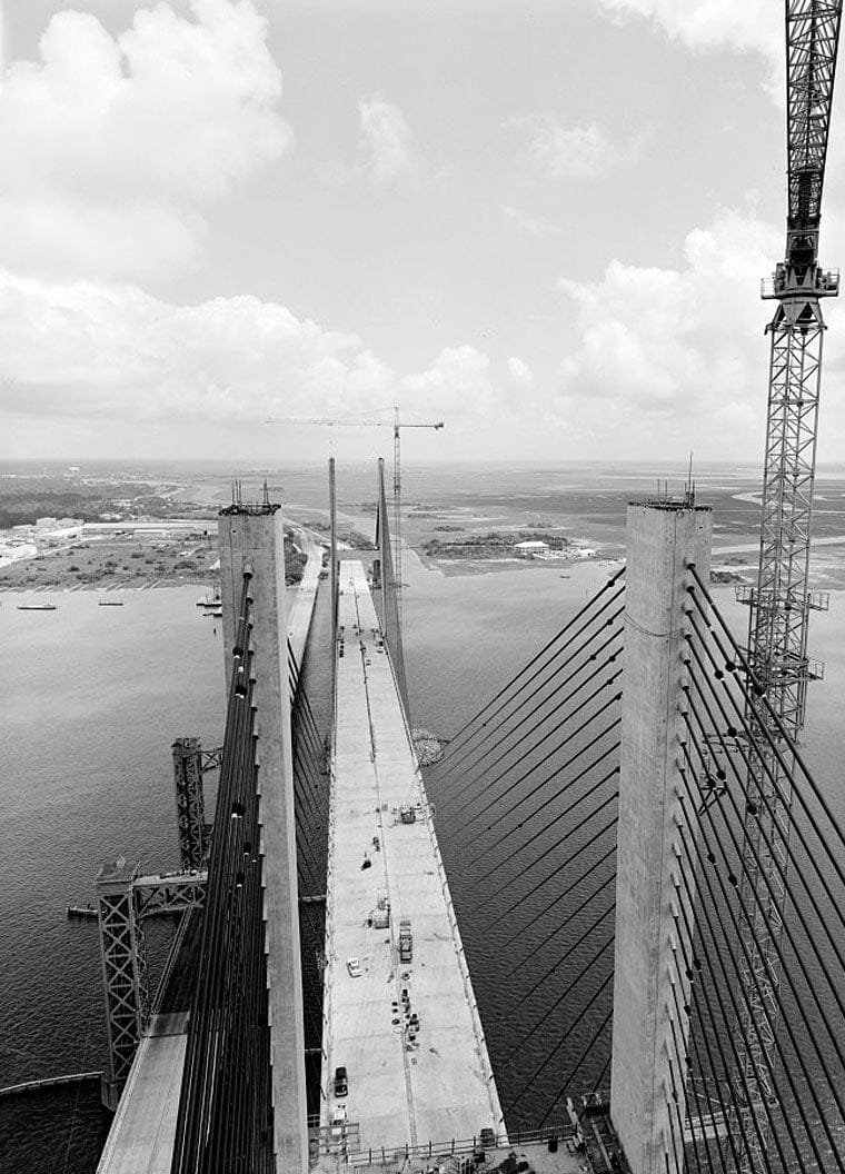 Historic Photo : Sidney Lanier Bridge, Spanning Brunswick River, Brunswick, Glynn County, GA 18 Photograph