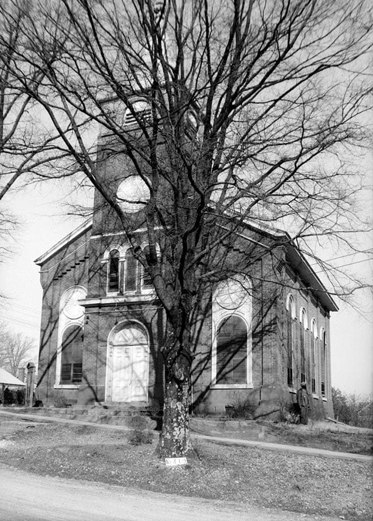 Historic Photo : Presbyterian Church, North Chinabee & East Clinton Streets, Jacksonville, Calhoun County, AL 5 Photograph