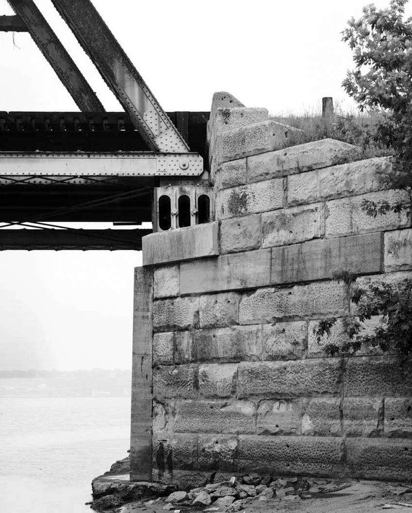Historic Photo : Burlington Bridge, Burlington, Des Moines County, IA 45 Photograph