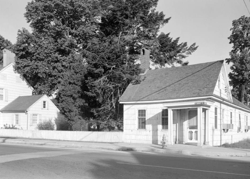 Historic Photo : The Judges Law Office, 100 West Market Street, Georgetown, Sussex County, DE 1 Photograph