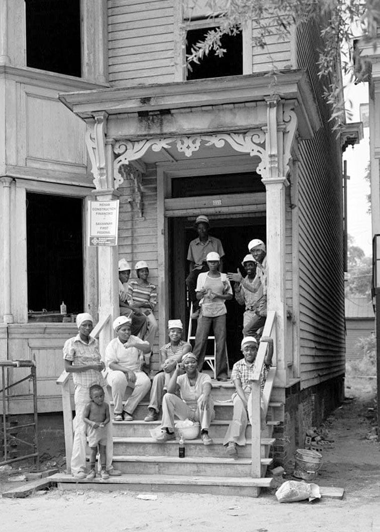 Historic Photo : Savannah Victorian Historic District, Bounded by Gwinnett, East Broad, West Broad Street & Anderson Lane, Savannah, Chatham County, GA 158 Photograph