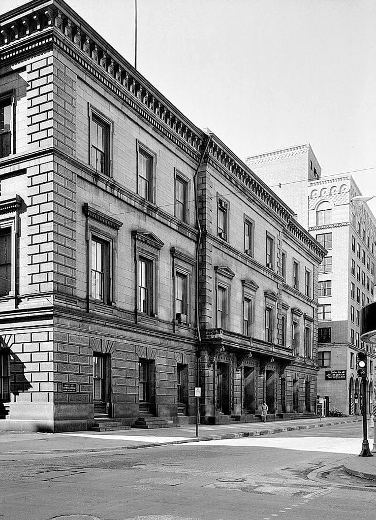 Historic Photo : U.S. Custom House & Post Office, Royal & Saint Francis Streets, Mobile, Mobile County, AL 5 Photograph