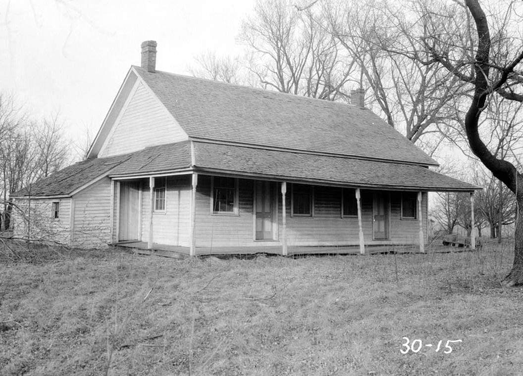 Historic Photo : Hicksite Friends Meetinghouse, County Road E-29, Marietta, Marshall County, IA 1 Photograph