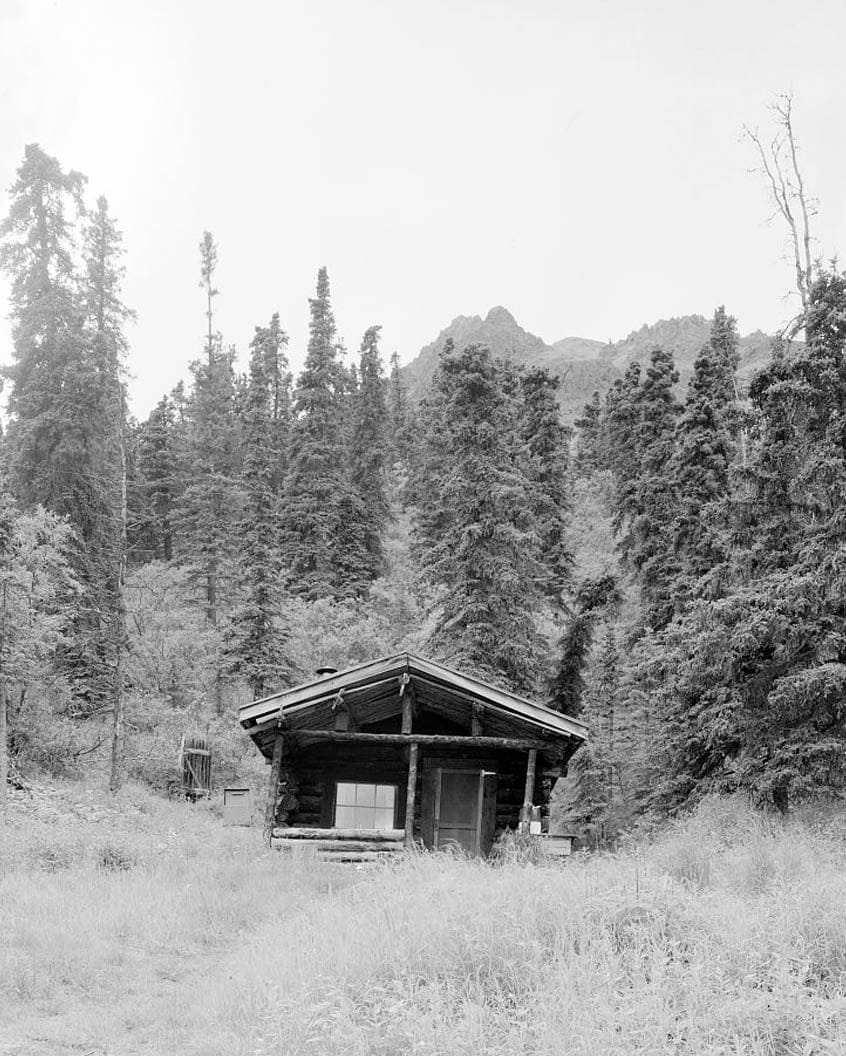 Historic Photo : Pearson Cabin, near Toklat River, Cantwell, Denali Borough, AK 9 Photograph