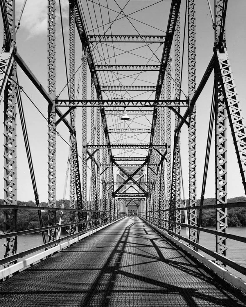 Historic Photo : Eagle Point Bridge, Dubuque, Dubuque County, IA 79 Photograph