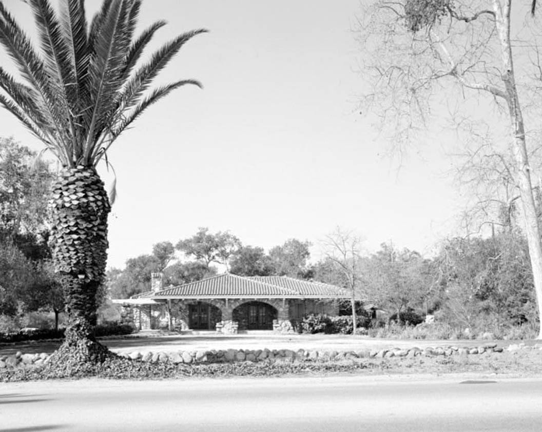 Historic Photo : Pitzer Ranch, Pitzer-Peairs House, 4353 Towne Avenue, Claremont, Los Angeles County, CA 1 Photograph
