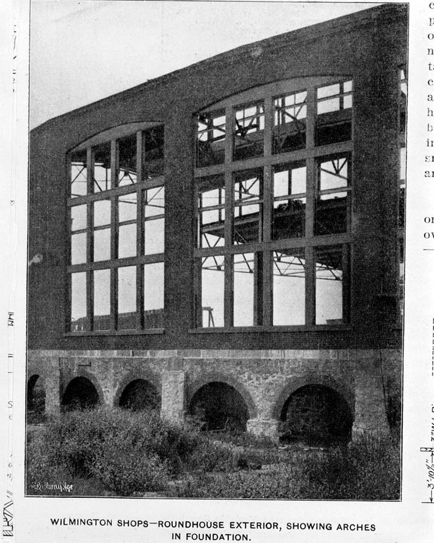 Historic Photo : Pennsylvania Railroad Improvements, Repair Shop, Vandever & Bowers Streets, Wilmington, New Castle County, DE 18 Photograph
