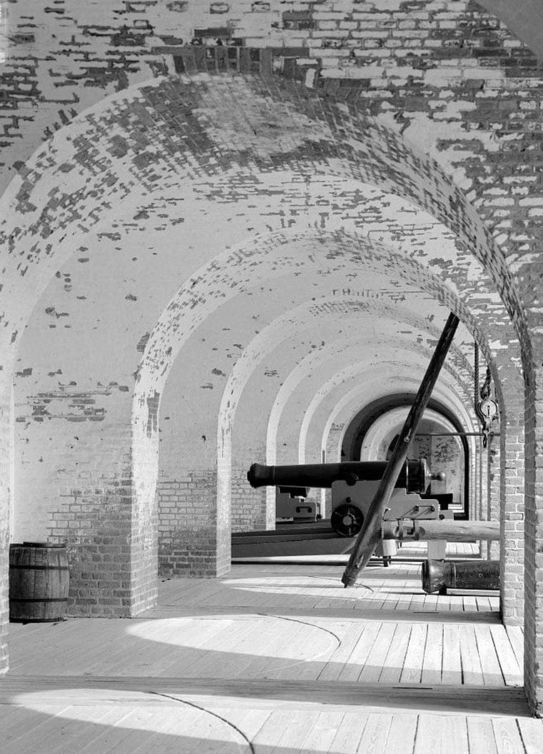 Historic Photo : Fort Pulaski, Cockspur Island, Savannah, Chatham County, GA 71 Photograph