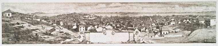 Art Print : San Francisco. - Vintage Wall Art