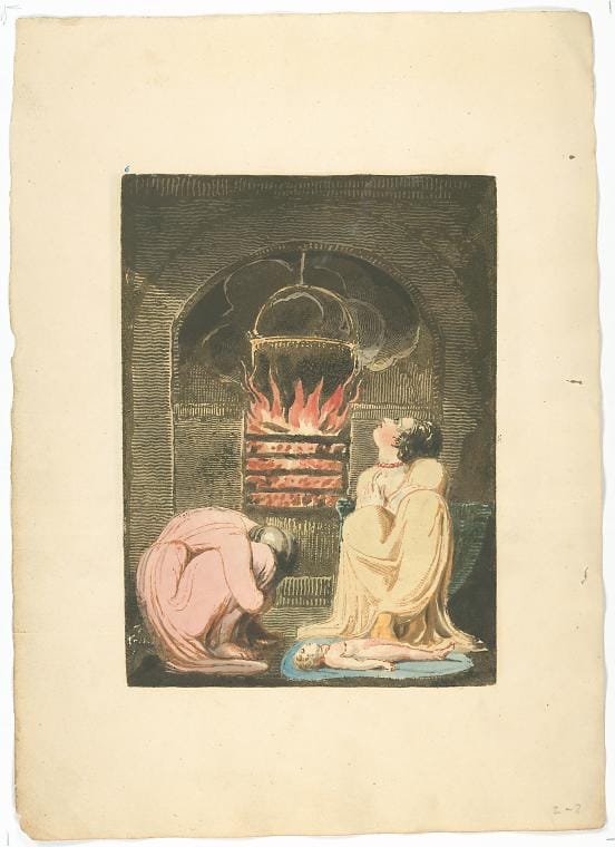 Art Print : Woad, 1739 - Vintage Wall Art