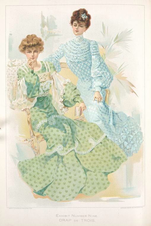 Art Print : Exhibit Number Four. Batiste Rayure Soie, 1904 - Vintage Wall Art