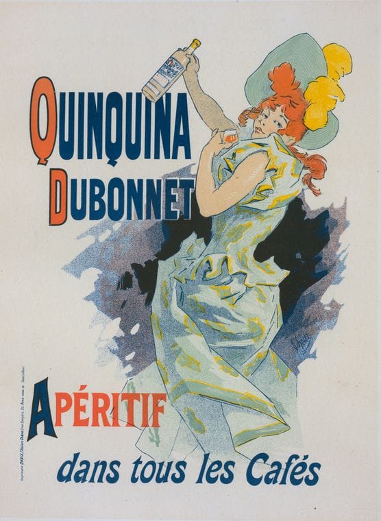 Art Print : Affiche Pour le 'Quinquina Dubonnet', 1896 - Vintage Wall Art