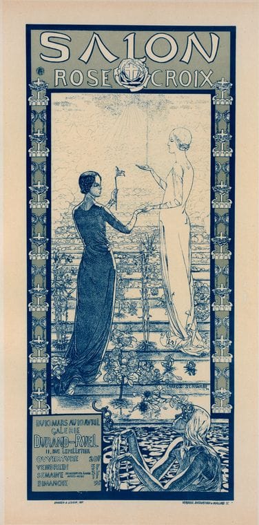 Art Print : Affiche Pour le Roman 'le Coupable', de Francois Coppee, publie Dans le Journal, 1898 - Vintage Wall Art