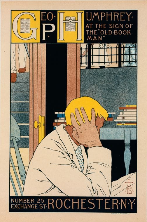 Art Print : Affiche americaine Pour l' 'Inland Printer' (Christmas 1895), 1899 - Vintage Wall Art