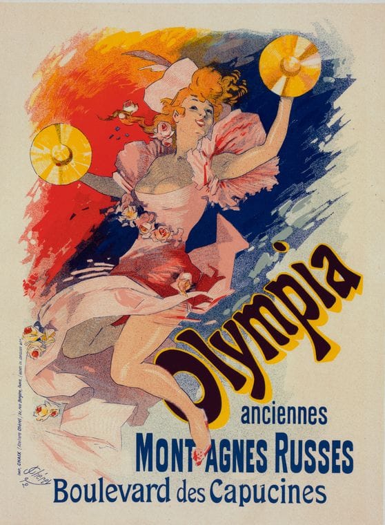 Art Print : Affiche Pour 'Olympia', 1898 - Vintage Wall Art