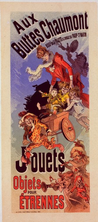 Art Print : Affiche Pour le Magasin des 'Buttes Chaumont', 1899 - Vintage Wall Art