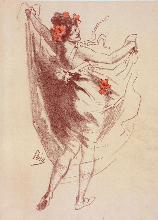 Art Print : Dessin Original Pour les 'Maitres de l'Affiche', 1900 - Vintage Wall Art V2