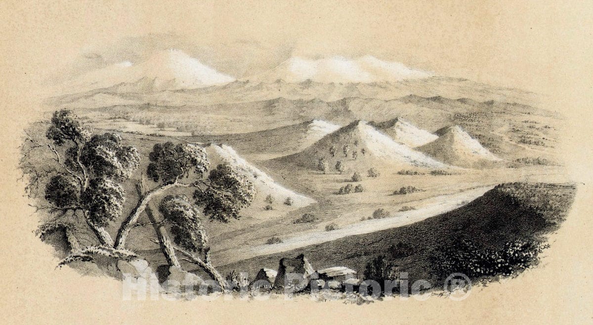 Art Print : 1856, Vid okrestnostei Petropavlovskago Porta. - Vintage Wall Art
