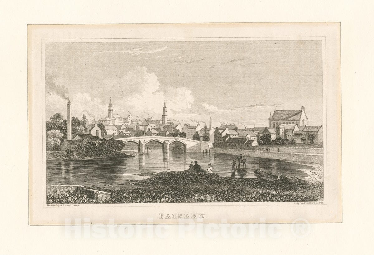 Art Print : 1850, Paisley, [Scotland]. - Vintage Wall Art