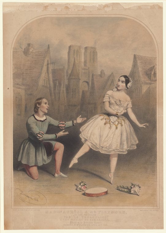 Art Print : Esmeralda, Played at The Princess's Theatre, April 24th 1848 - Vintage Wall Art