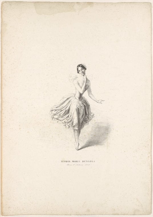Art Print : Luigia Maria Bussola, Roma l'autunno 1851, 1851 - Vintage Wall Art