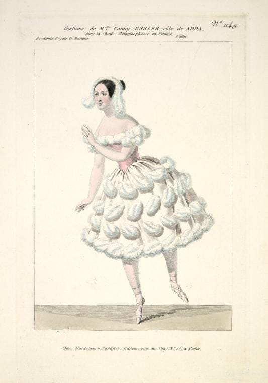 Art Print : Costme. d'un Page (Fille du Danube. Ballet), 1777 - Vintage Wall Art
