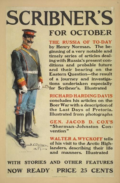Art Print : Scribner's for November, 1873 - Vintage Wall Art