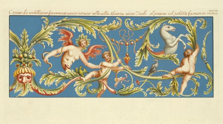 Art Print : Copiato da un Bellissimo fra Momento Antico trovato Nella Villa Adriana vicino Tivoli, al presente nel Palazzo Farnese in Roma, 1694 - Vintage Wall Art